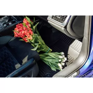 Mochete din cauciuc specifice, potrivite pentru Audi A4 B6 2000-2006, set de 4 piese, culoare neagră-image-6226897