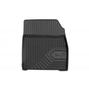 Specific rubber mats suitable for Renault Scenic, Grand Scenic 2009-2016, 3-piece set, black color-image-6226938
