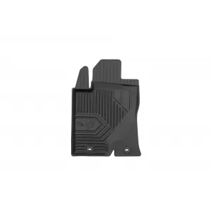 Specific rubber mats suitable for Toyota Avensis 2003-2009, Corolla E140, E150 2006-2013, 4-piece set, black color-image-6226979
