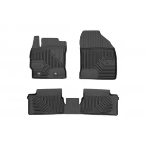 Mochete din cauciuc specifice, potrivite pentru Toyota Auris II, Auris II Hybrid 2012-2018, set de 3 piese, culoare neagră
