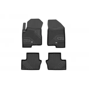 Mănuși de cauciuc specifice, potrivite pentru Jeep Compass 2006-2016, Dodge Caliber 2006-2011, set de 4 piese, culoare neagră din seria Frogum Nr. 77