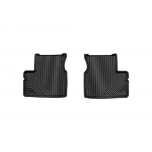 Specific rubber mats suitable for Nissan Micra K13 2010-2016, 4-piece set, black color-image-6227130
