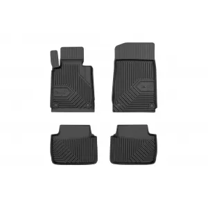 Mănuși de cauciuc specifice potrivite pentru BMW 3 Series E46 fără 4h4 1998-2005, set de 4 piese, culoare neagră