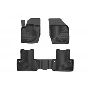 Mochete din cauciuc specifice, potrivite pentru Volvo XC90 2002-2016, set de 3 piese, culoare neagră