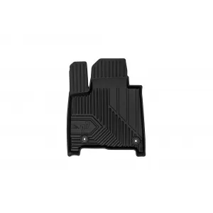 Specific rubber mats suitable for Hyundai Santa Fe after 2023 with 7 seats, 3-piece set, black color