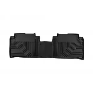 Specific rubber mats suitable for Hyundai Santa Fe after 2023 with 7 seats, 3-piece set, black color