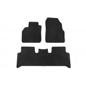 Mănuși de cauciuc specifice, potrivite pentru Renault Scenic 2003-2009, set de 3 piese, culoare neagră