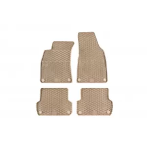 Mochete de cauciuc specifice de la Geyer & Hosaja potrivite pentru Audi A4 B6 sedan, avant 2000-2004, A4 B7 sedan, avant 2004-2008, Seat Exeo 2008-2013, set de 4 piese, culoare bej-image-6227405