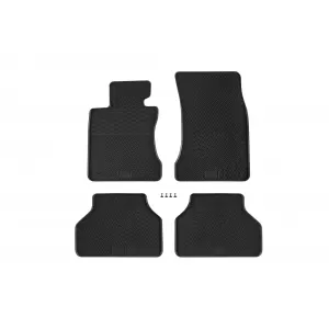 Mochete din cauciuc specifice, potrivite pentru BMW Seria 5 E60 sedan, E61 wagon 2003-2010, set de 4 piese, culoare neagră-image-6227427