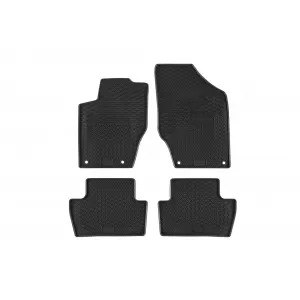 Mochete din cauciuc specifice, potrivite pentru Peugeot 307 2001-2008, set de 4 piese, culoare neagră