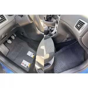 Mochete din cauciuc specifice, potrivite pentru Peugeot 307 2001-2008, set de 4 piese, culoare neagră-image-6227444