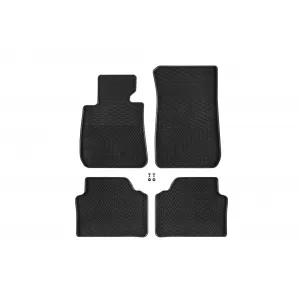 Mochete din cauciuc specifice, potrivite pentru BMW Seria 3 E90 sedan, E91 wagon 2004-2012, set de 4 piese, culoare neagră-image-6227463