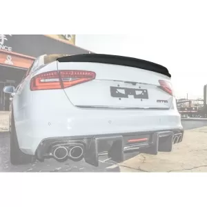 image-9-ABT type trunk spoiler suitable for Audi A4 2008-2013 sedan, unpainted