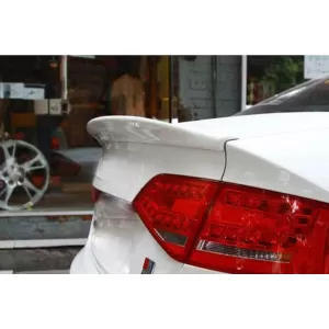 Spoiler tip ABT pentru portbagaj, potrivit pentru Audi A4 2008-2013 sedan, necolorat-image-6227515