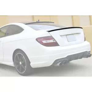 Trunk spoiler suitable for Mercedes C-Class C204 Coupe 2011-2014, unpainted