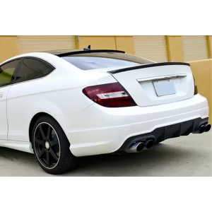 Trunk spoiler suitable for Mercedes C-Class C204 Coupe 2011-2014, unpainted