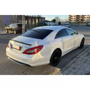 A Design trunk spoiler suitable for Mercedes CLS C218 2011-2018, unpainted