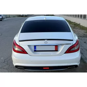 A Design trunk spoiler suitable for Mercedes CLS C218 2011-2018, unpainted