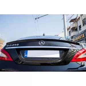 A Design trunk spoiler suitable for Mercedes CLS C218 2011-2018, unpainted