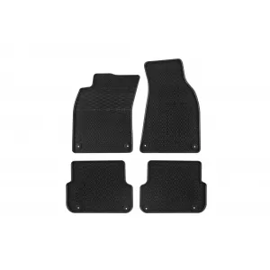 Mochete din cauciuc specifice, potrivite pentru Audi A6 C6 sedan, wagon 2006-2011, set de 4 piese, culoare neagră