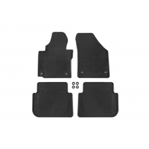 image-17-Specific rubber mats suitable for VW Touran 2003-2015, 4-piece set, black color
