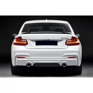 Spoiler tip performance pentru portbagaj, potrivit pentru BMW Seria 2 F22 Coupe după 2013, necolorat-image-6227662