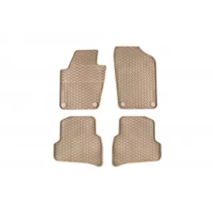 Mănuși de cauciuc specifice de la Geyer & Hosaja potrivite pentru VW Polo 2009-2017, Skoda Fabia după 2014, Seat Ibiza 2008-2017, set de 4 piese, culoare bej