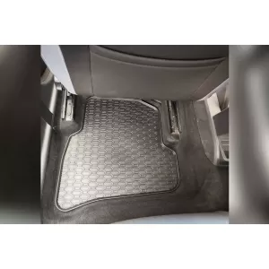 Specific rubber mats from Geyer & Hosaja suitable for VW Polo 2009-2017, Skoda Fabia after 2014, Seat Ibiza 2008-2017, 4-piece set, black color