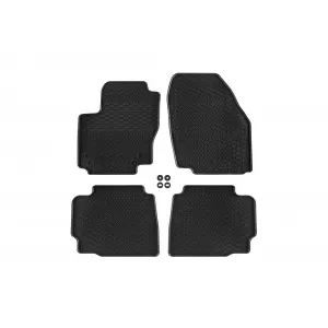 Mochete din cauciuc specifice, potrivite pentru Ford Mondeo 2007-2014, set de 4 piese, culoare neagră
