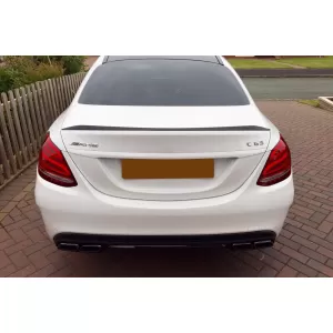 Spoiler tip C63 pentru portbagaj, potrivit pentru Mercedes C-Class W205 2013-2020, necolorat-image-6227768