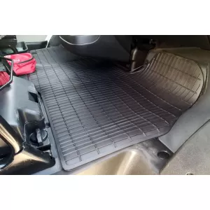 Covor de cauciuc specific, potrivit pentru Citroen Jumper, Peugeot Boxer, Fiat Ducato după 2006, set dintr-o bucată, culoare neagră-image-6227778