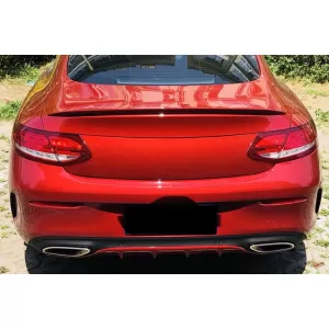 Spoiler tip A Design potrivit pentru portbagaj pentru Mercedes C-Class Coupe C205 după 2015, nefinisat-image-6227796