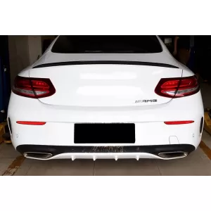 Spoiler tip A Design potrivit pentru portbagaj pentru Mercedes C-Class Coupe C205 după 2015, nefinisat-image-6227798