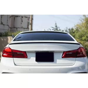 Spoiler tip M Performance Design Design potrivit pentru portbagaj pentru BMW Seria 5 G30 după 2017, necolorat-image-6227826