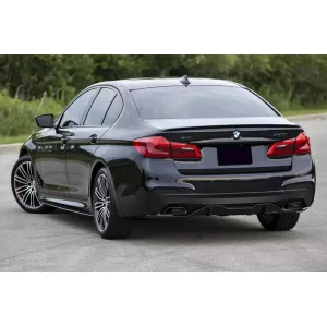 Spoiler tip M Performance Design Design potrivit pentru portbagaj pentru BMW Seria 5 G30 după 2017, necolorat-image-6227828