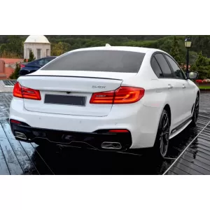 Spoiler tip M5 pentru portbagaj, potrivit pentru BMW Seria 5 G30 după 2017, negru-image-6227835
