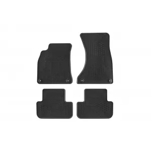 Mochete din cauciuc specifice, potrivite pentru Audi A4 B8 sedan, wagon, Allroad 2007-2016, set de 4 piese, culoare neagră