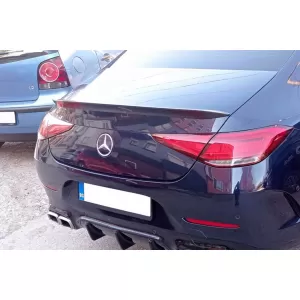 Trunk spoiler suitable for Mercedes CLS C257 after 2018, unpainted