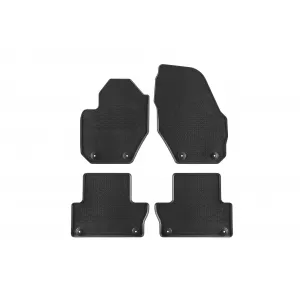 Specific rubber mats suitable for Volvo XC60 2008-2017, 4-piece set, black color