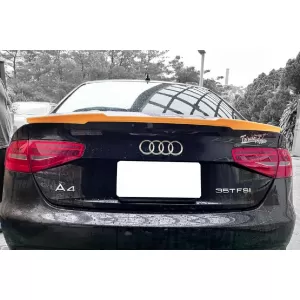 Trunk spoiler suitable for Audi A4 B8.5 sedan 2013-2016, unpainted