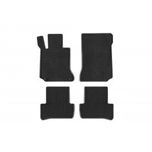 Mochete din cauciuc specifice, potrivite pentru Mercedes C class W204 2007-2014, set de 4 piese, culoare neagră