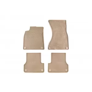Mochete din cauciuc specifice, potrivite pentru Audi A6 C7 sedan/avant 2011-2018/A7 Sportback 2010-2018, set de 4 piese, culoare bej