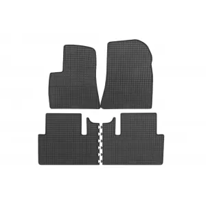 Specific rubber mats suitable for Tesla Model 3 after 2018, Set of 4 pcs black