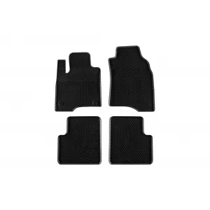 Mochete din cauciuc specifice, potrivite pentru Fiat Panda după 2012, set de 4 piese, culoare neagră