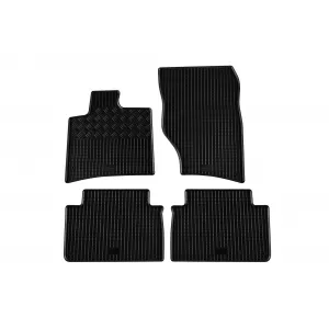 Mănuși de cauciuc specifice potrivite pentru Audi Q7 2006-2015, set de 4 piese, culoare neagră