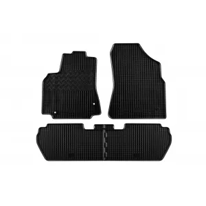 Mochete din cauciuc specifice, potrivite pentru Citroen Berlingo, Peugeot Partner 2008-2018 cu 5 locuri, set de 4 piese, culoare neagră