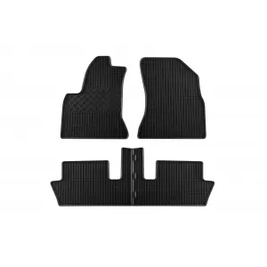 Mochete din cauciuc specifice, potrivite pentru Citroen C4 Picasso după 2006, 5 locuri, set de 4 piese, culoare neagră