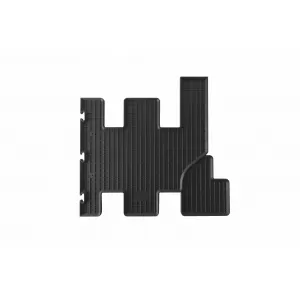 Mochete de cauciuc specifice potrivite pentru Ford Tourneo, Transit Custom după 2012, Transit Custom după 2018, rândul trei, set de 3 piese, culoare neagră-image-6228536