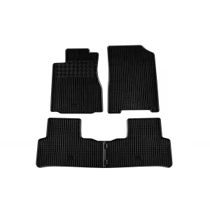 Specific rubber mats suitable for Honda CR-V 2012-2014, 4-piece set, black color