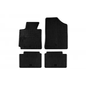 Mănuși de cauciuc specifice, potrivite pentru Hyundai Veloster după 2011, set de 4 piese, culoare neagră